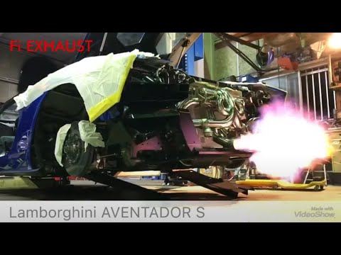 Lamborghini AVENTADOR S FI EXHAUST JAPAN　AZZURRE MOTORING