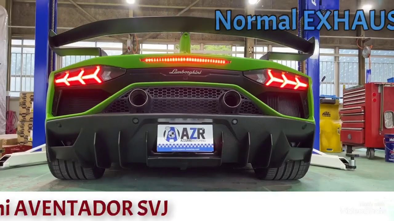 Lamborghini AVENTADOR SVJ x Fi EXHAUST JAPAN x AZZURRE MOTORING ランボルギーニ アヴェンタドールSVJ マフラー動画 Fiエキゾースト